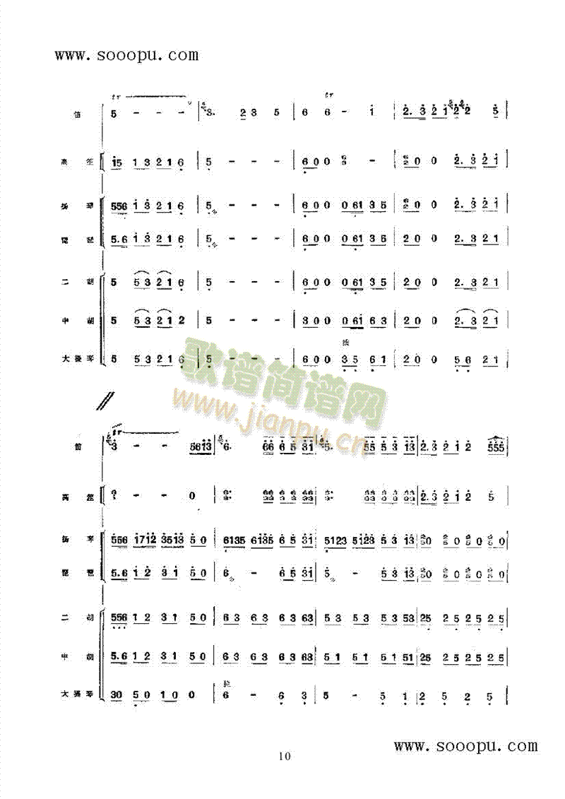 练兵场上民乐类竹笛(其他乐谱)19