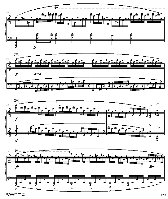 肖邦练习曲第２３首--肖邦(钢琴谱)11