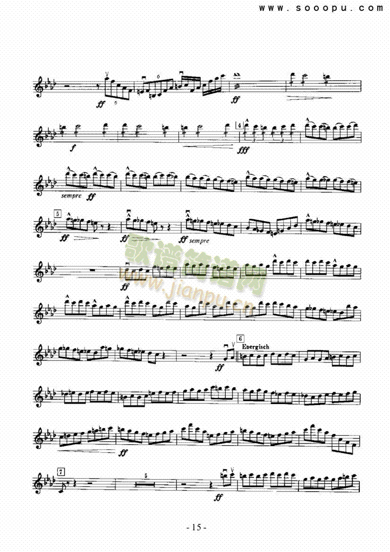 第一交响曲—独奏弦乐类小提琴(其他乐谱)15