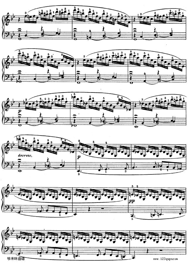 第十一钢琴奏鸣曲-op.22-贝多芬(钢琴谱)5