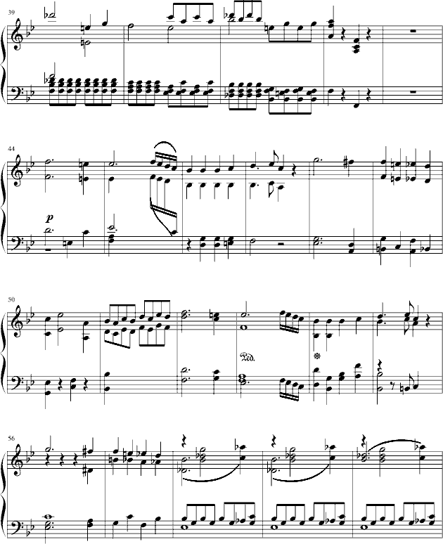 莫扎特第四十号交响曲(钢琴谱)3