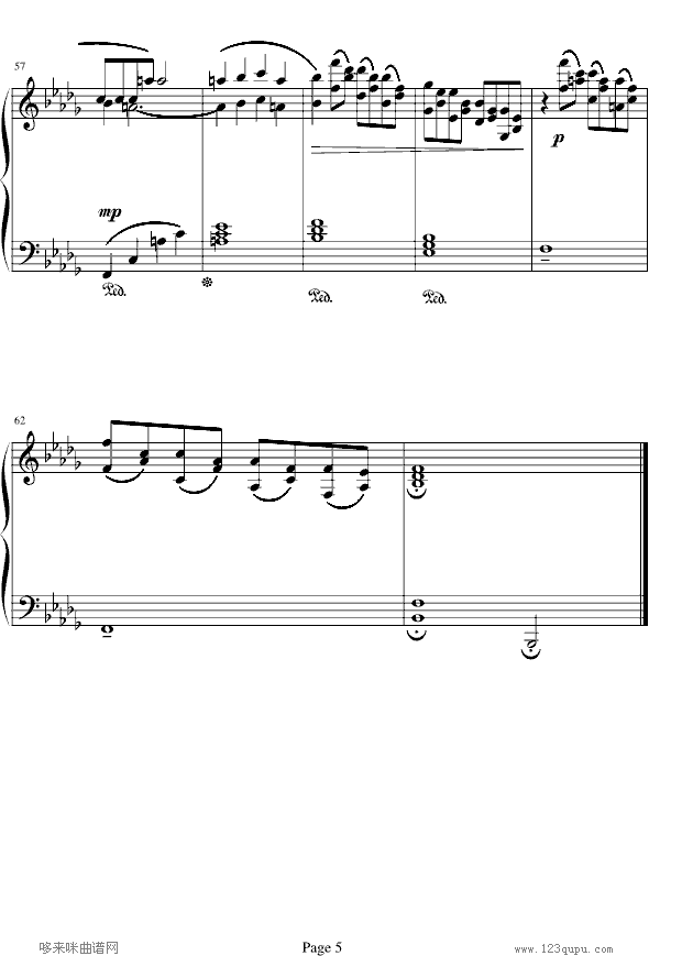 LoveStoryMainTheme(钢琴谱)5