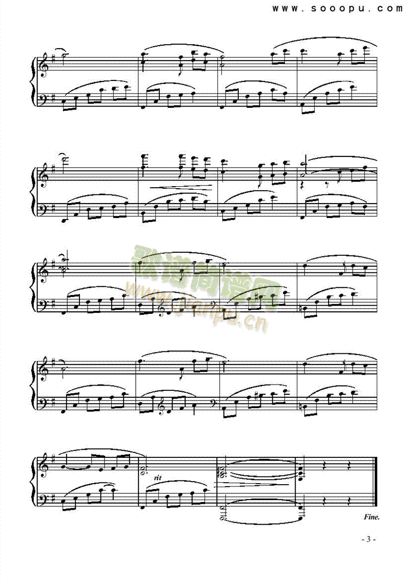 初雪键盘类钢琴(其他乐谱)3
