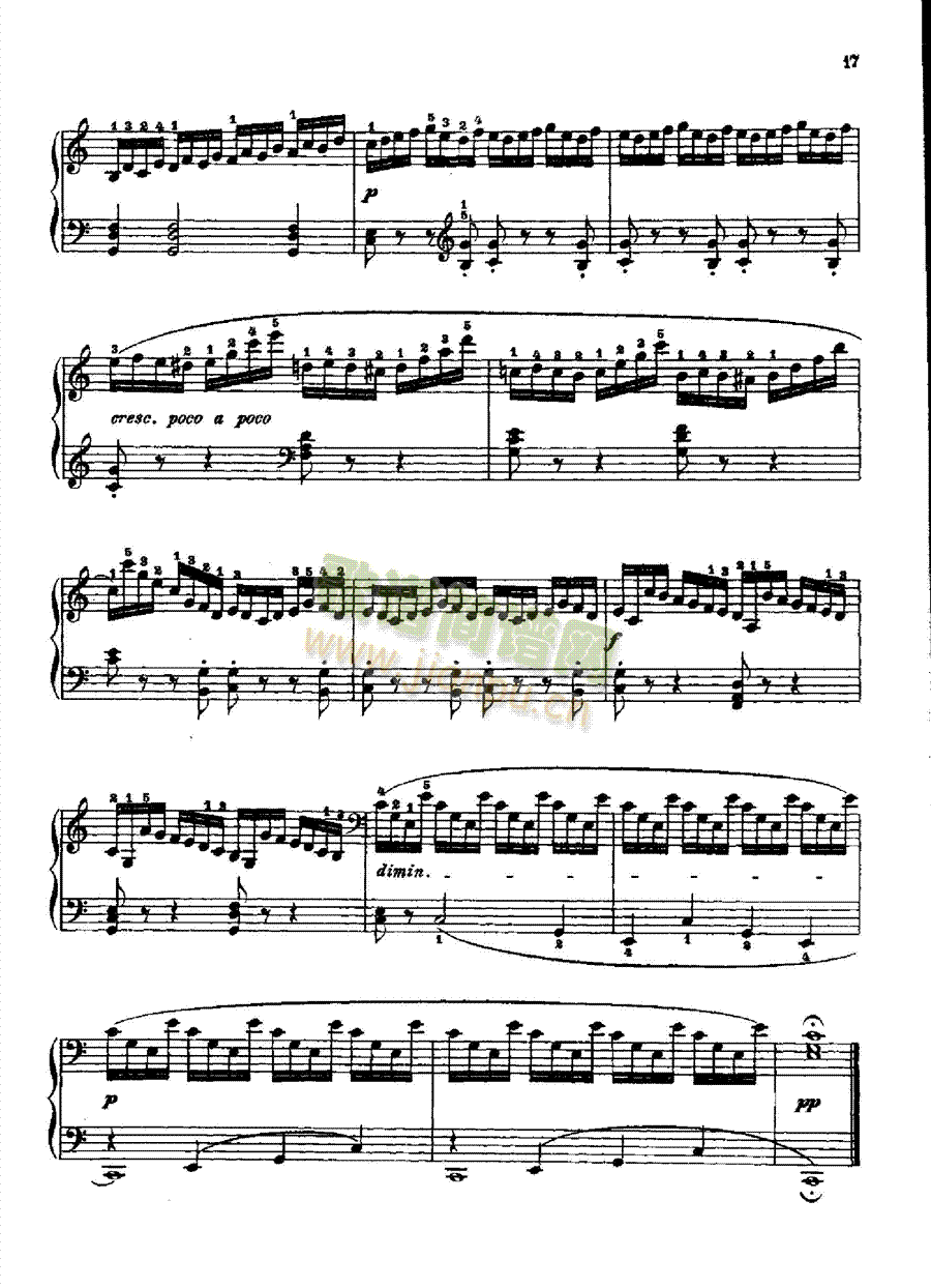 车尔尼299键盘类钢琴(其他乐谱)16