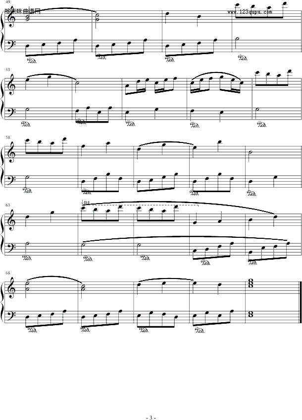 幸福的旋律-jc52yi14(钢琴谱)3
