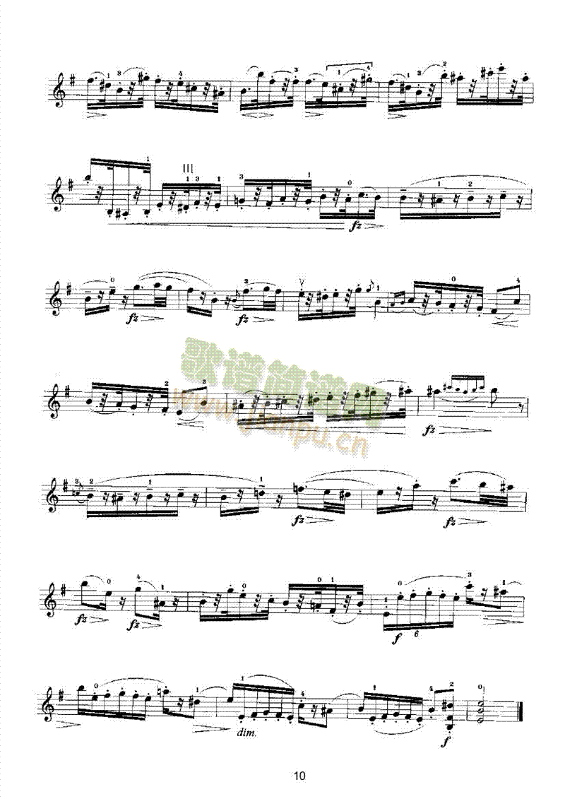 马扎斯小提琴华丽练习曲27首作品36号弦乐类小提琴(其他乐谱)10