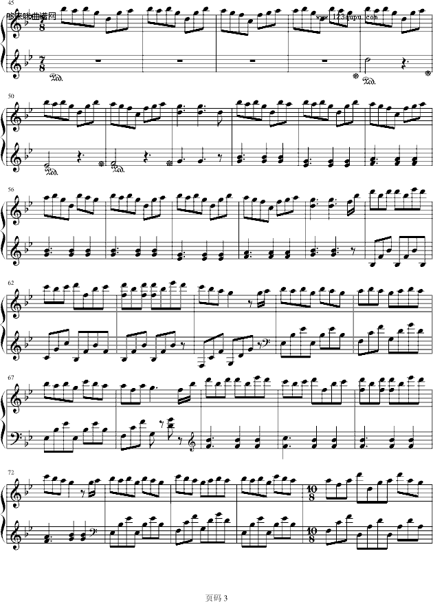 MarchingSeason-雅尼(钢琴谱)3