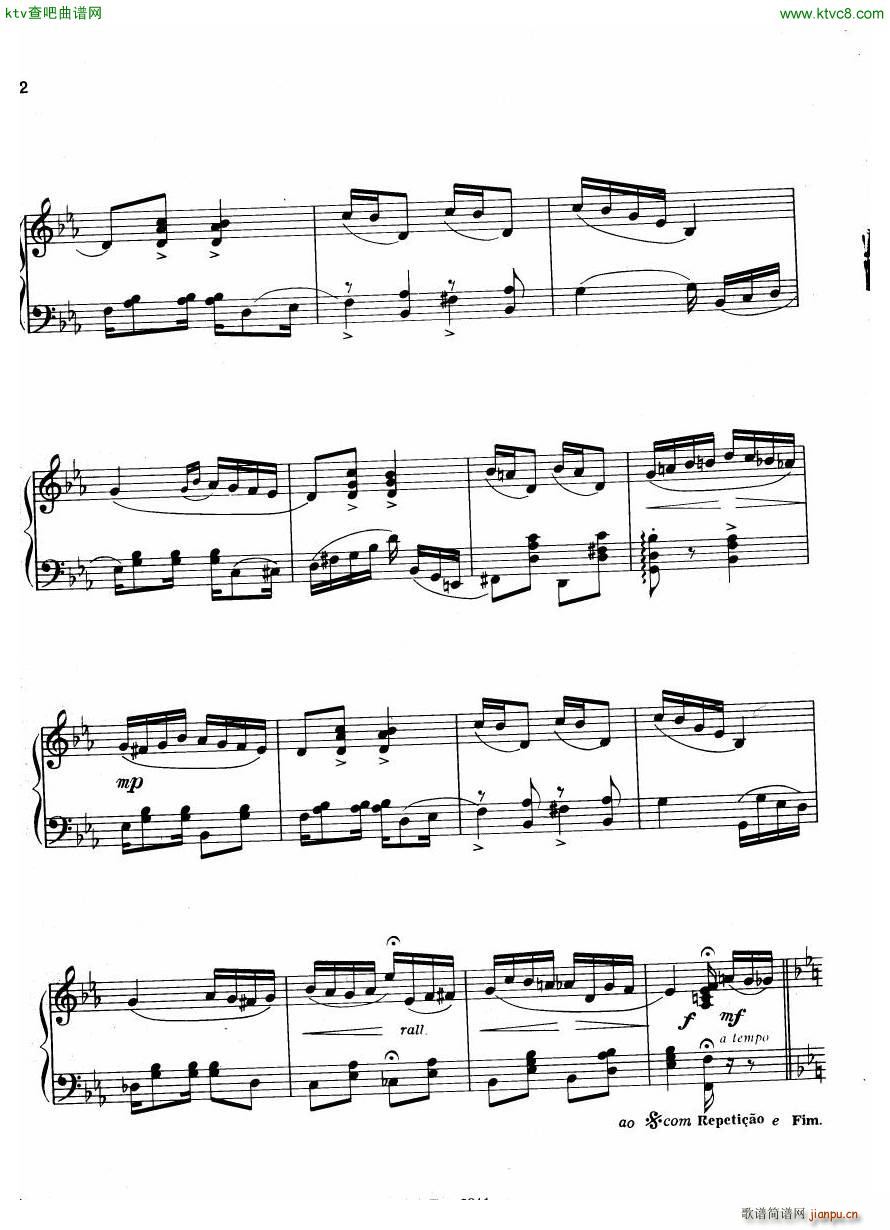 Centenário do Choro Vol 1 20 Choros Para Piano(钢琴谱)31