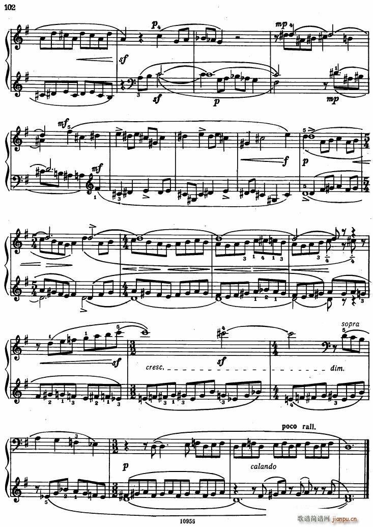 Bartok SZ 107 Mikrokosmos for Piano 97 121(钢琴谱)27