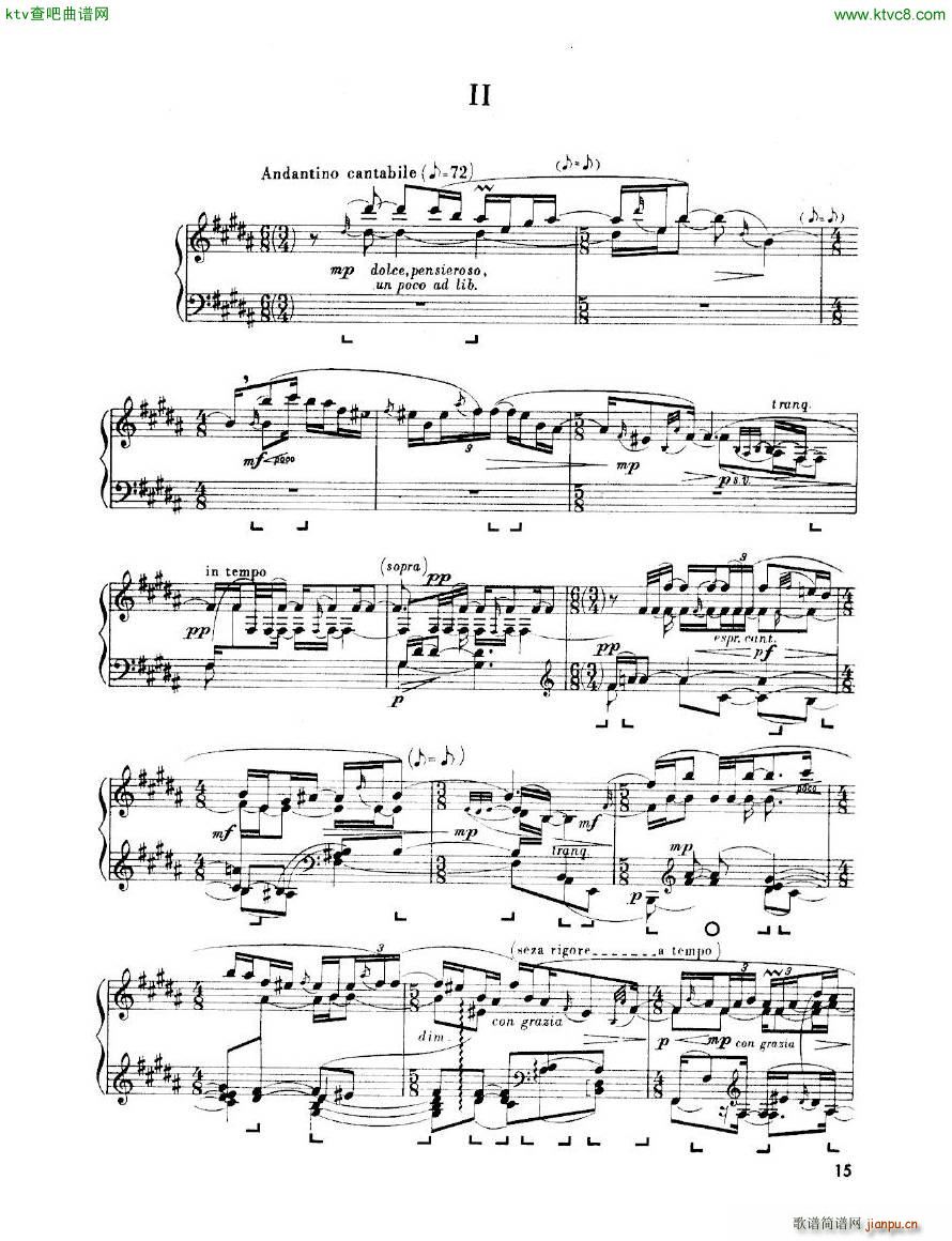 Enescu op 24 No 3 Piano sonata No 3(钢琴谱)15