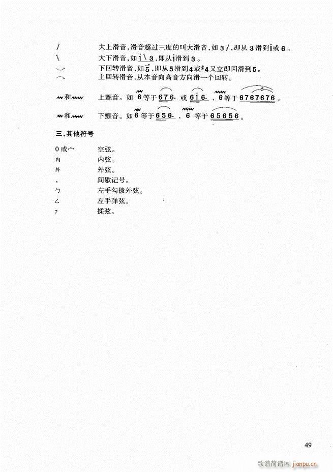 二胡基础教程 目录前言1 60(二胡谱)58