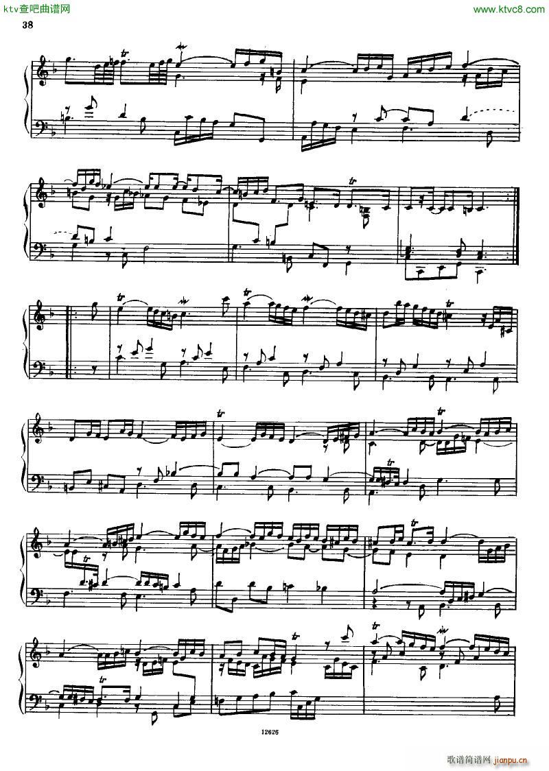 H ndel 1 Suiten for Piano Book 2(钢琴谱)40