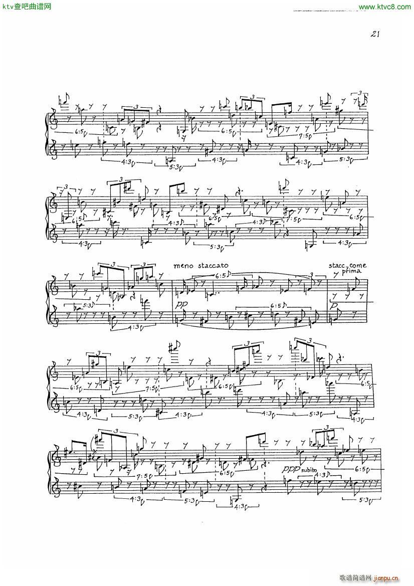 finnissy michael verdi transcription no 03(钢琴谱)5