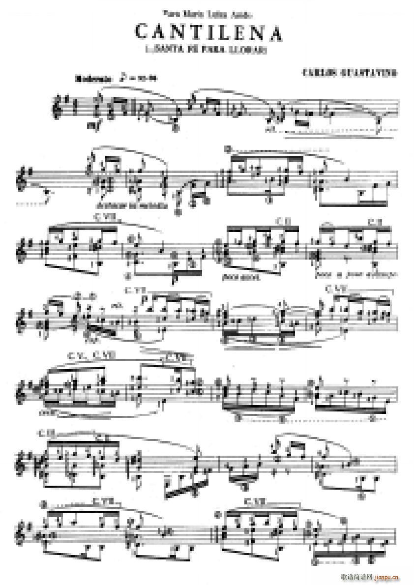 guastavino cantilena cantilena(十字及以上)1