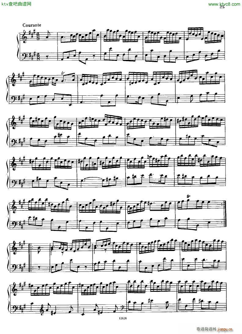 H ndel 1 Suiten for Piano Book 2(钢琴谱)26