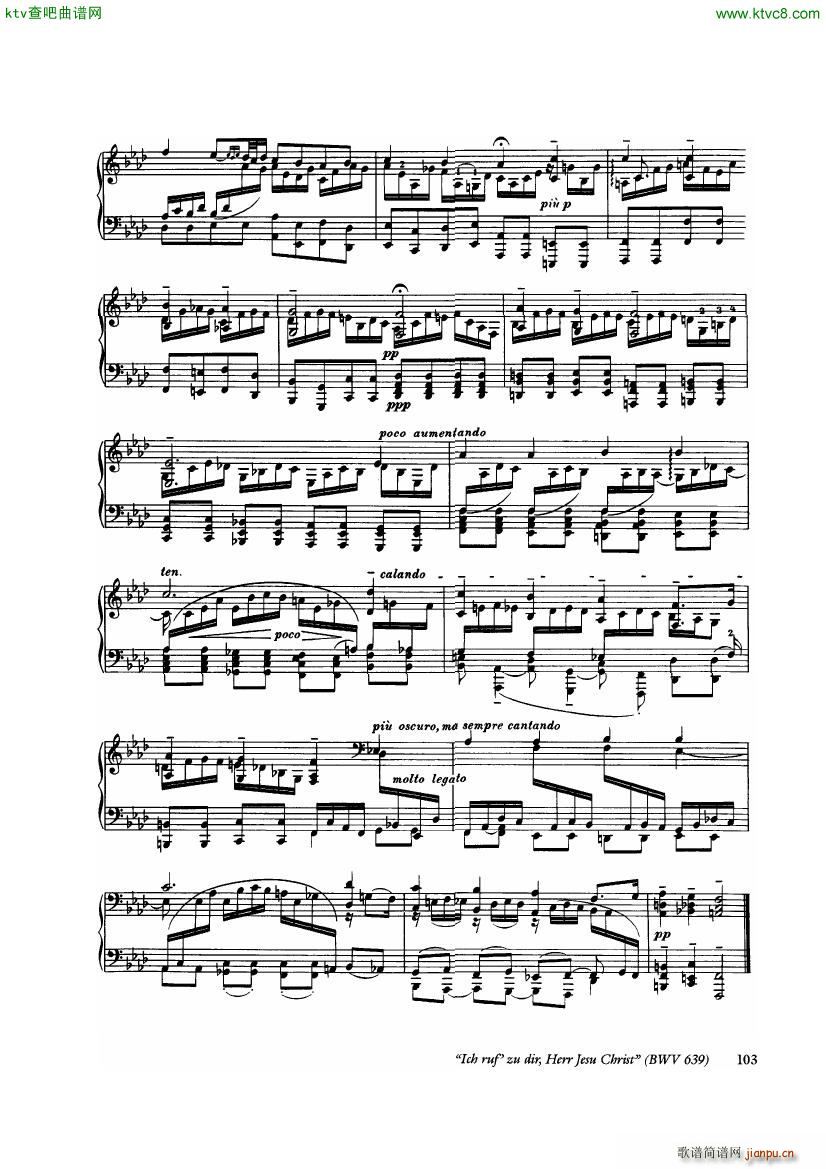 Bach Busoni Ten Chorale Preludes(钢琴谱)17