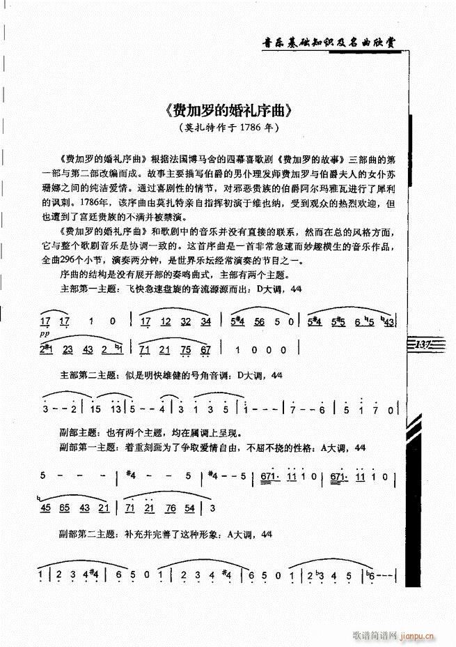 音乐基础知识及名曲欣赏 121 180(十字及以上)17