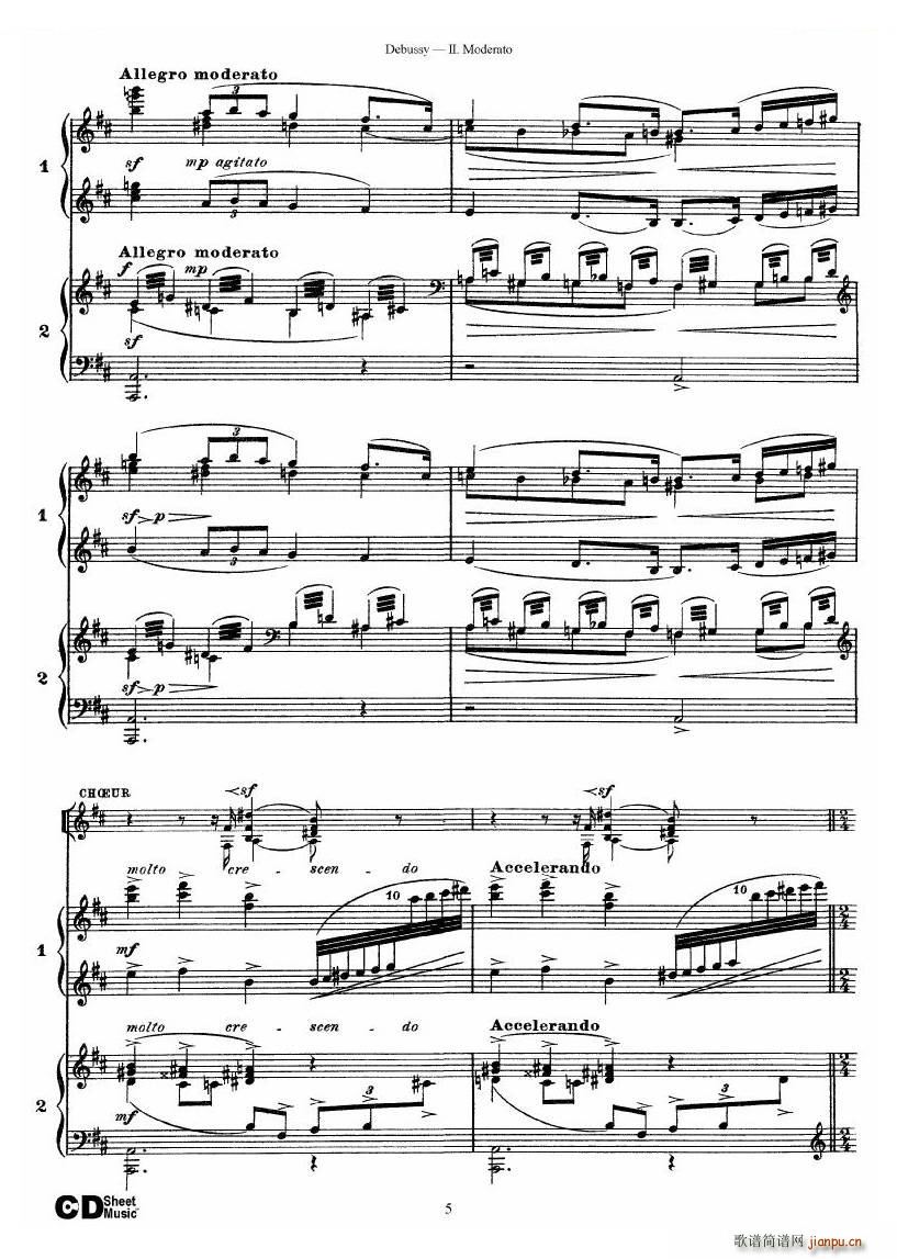 Debussy Printemps II Printemps II(十字及以上)5