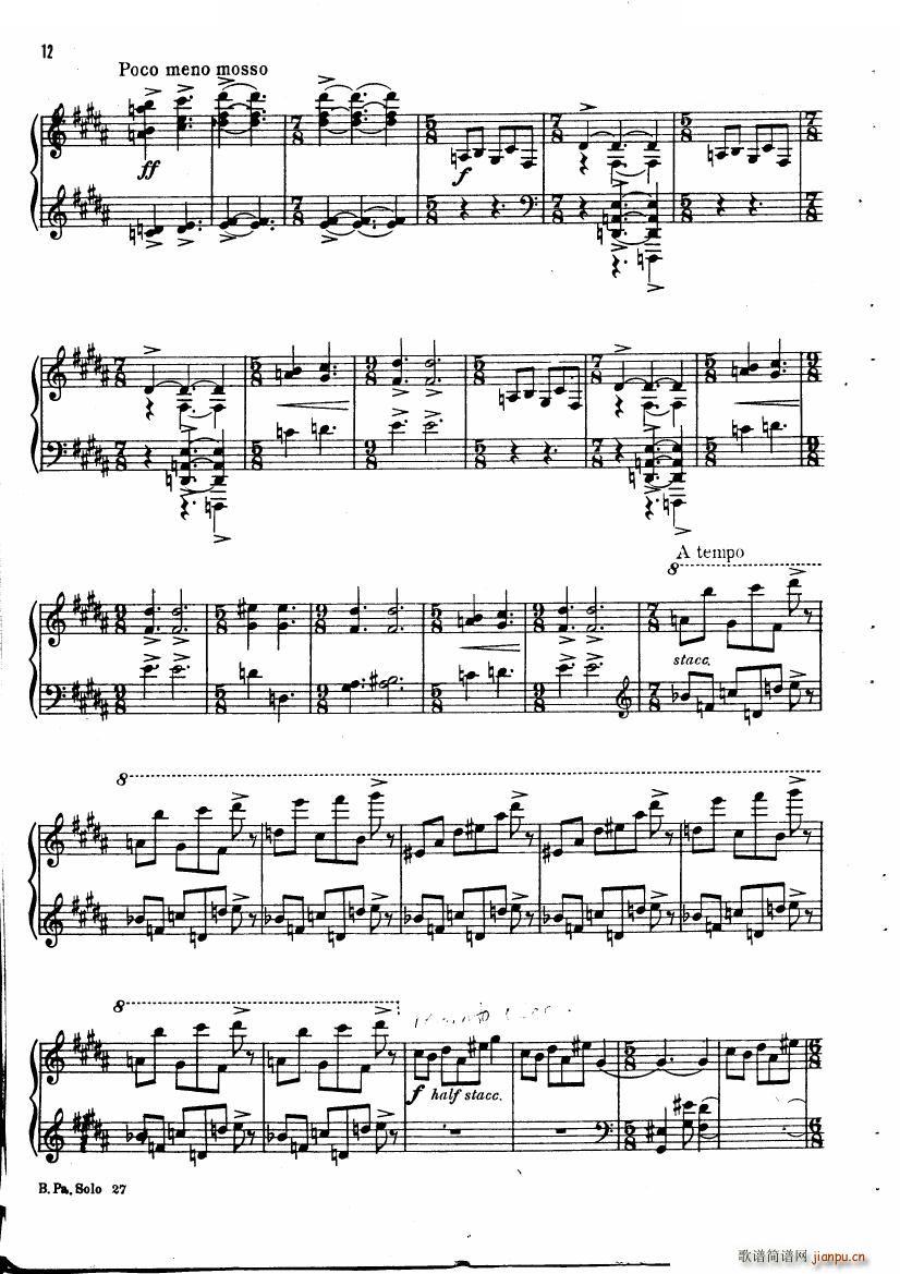 Copland Piano Sonata Piano Sonata(十字及以上)13