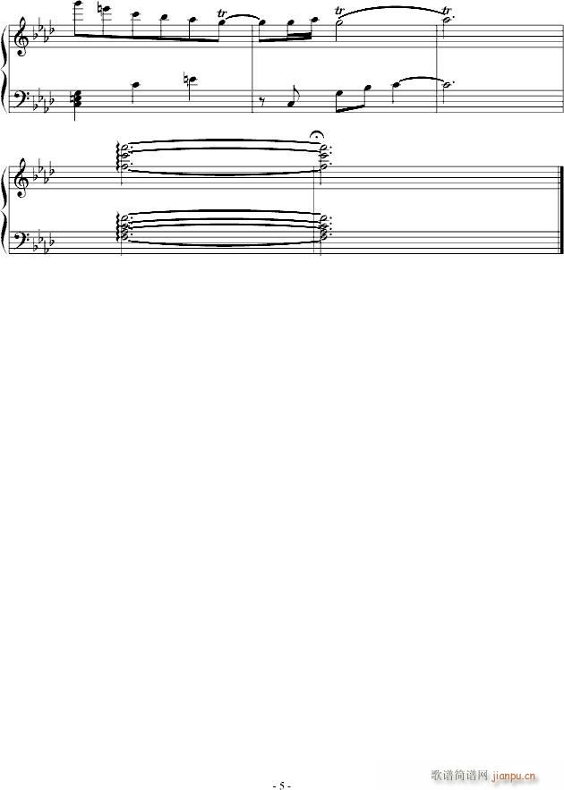 双鱼座幻想(钢琴谱)5