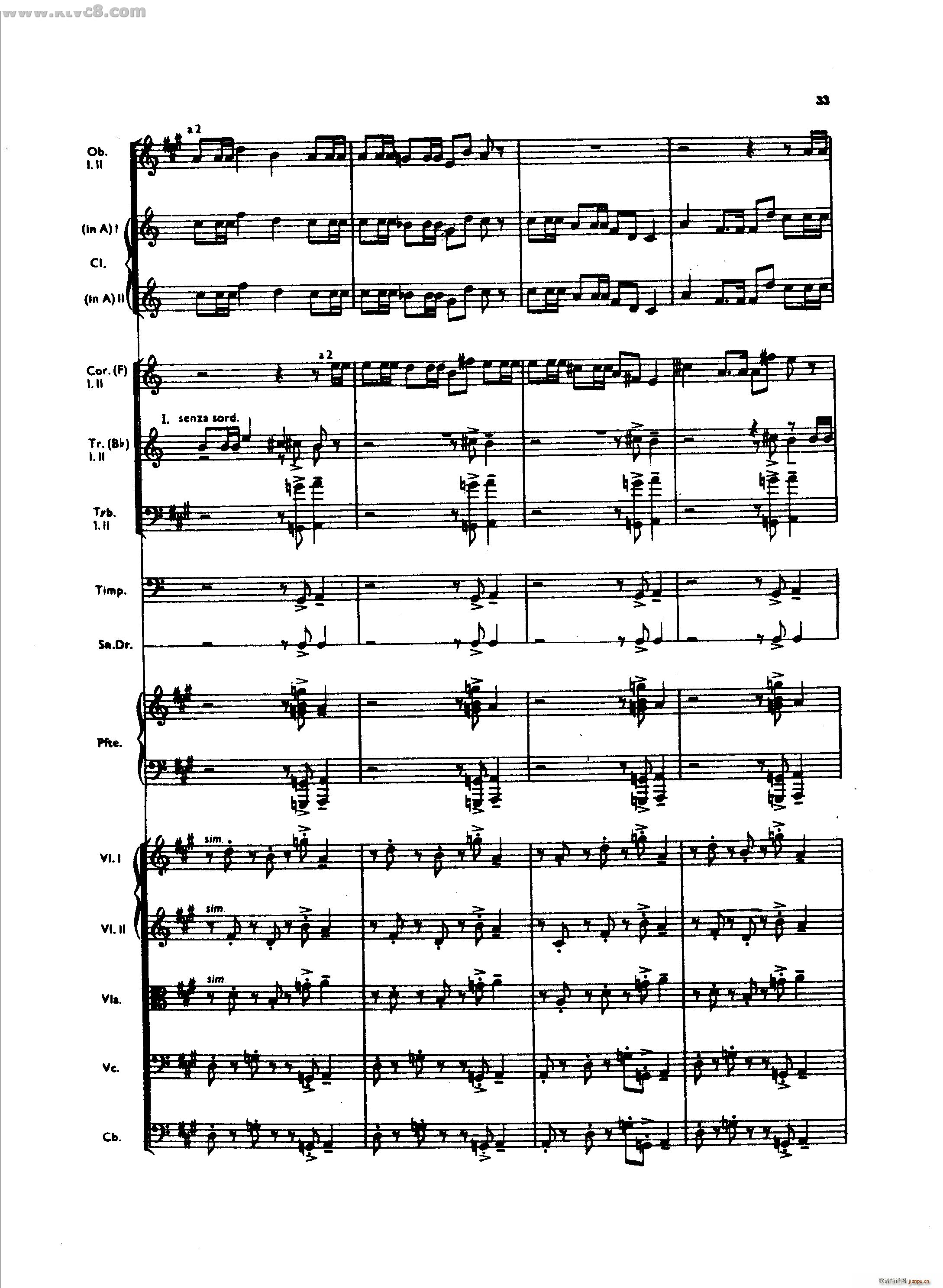 阿巴拉契亚山区的春天 第一部分(总谱)33