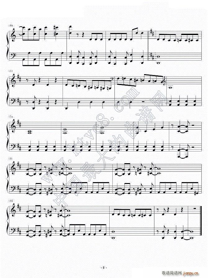 Chai Maxx 朝日电视台 お愿い ランキング 3月片尾曲(钢琴谱)6