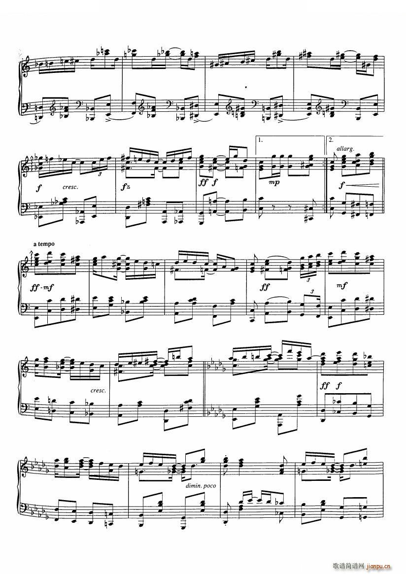 551 classical sheet music piano rags 一(钢琴谱)7