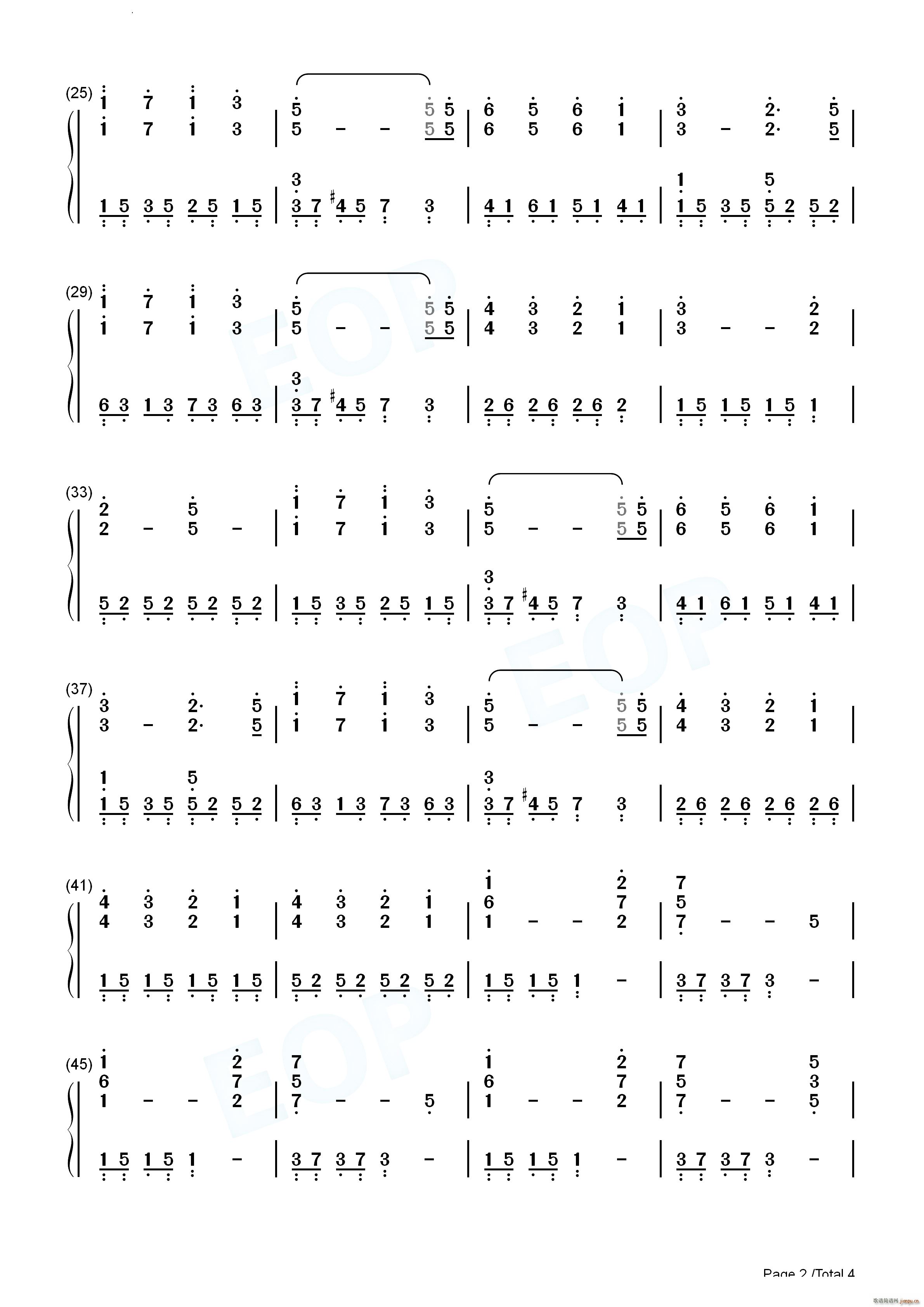 Tennessee珍珠港OST(钢琴谱)9