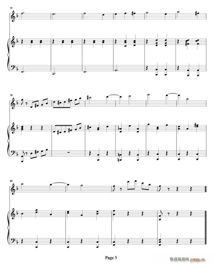 Sleeping beauty(笛箫谱)5