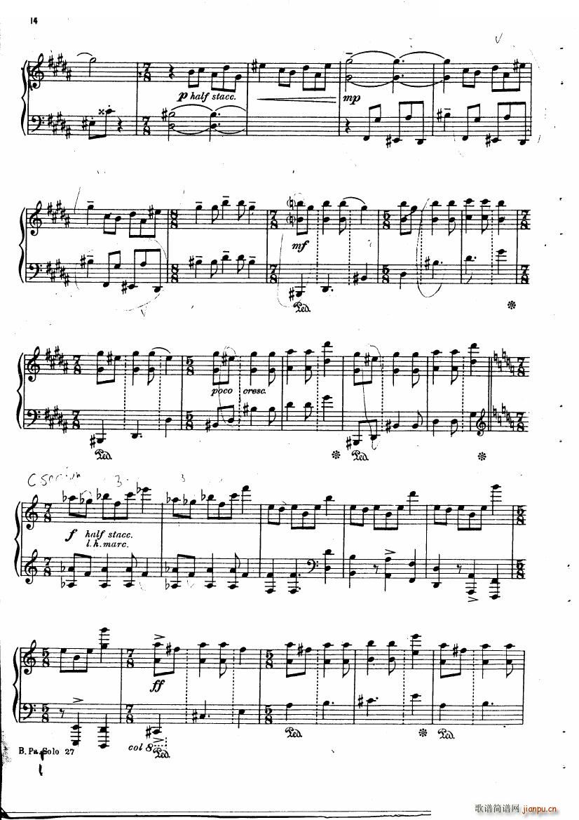 Copland Piano Sonata Piano Sonata(十字及以上)15