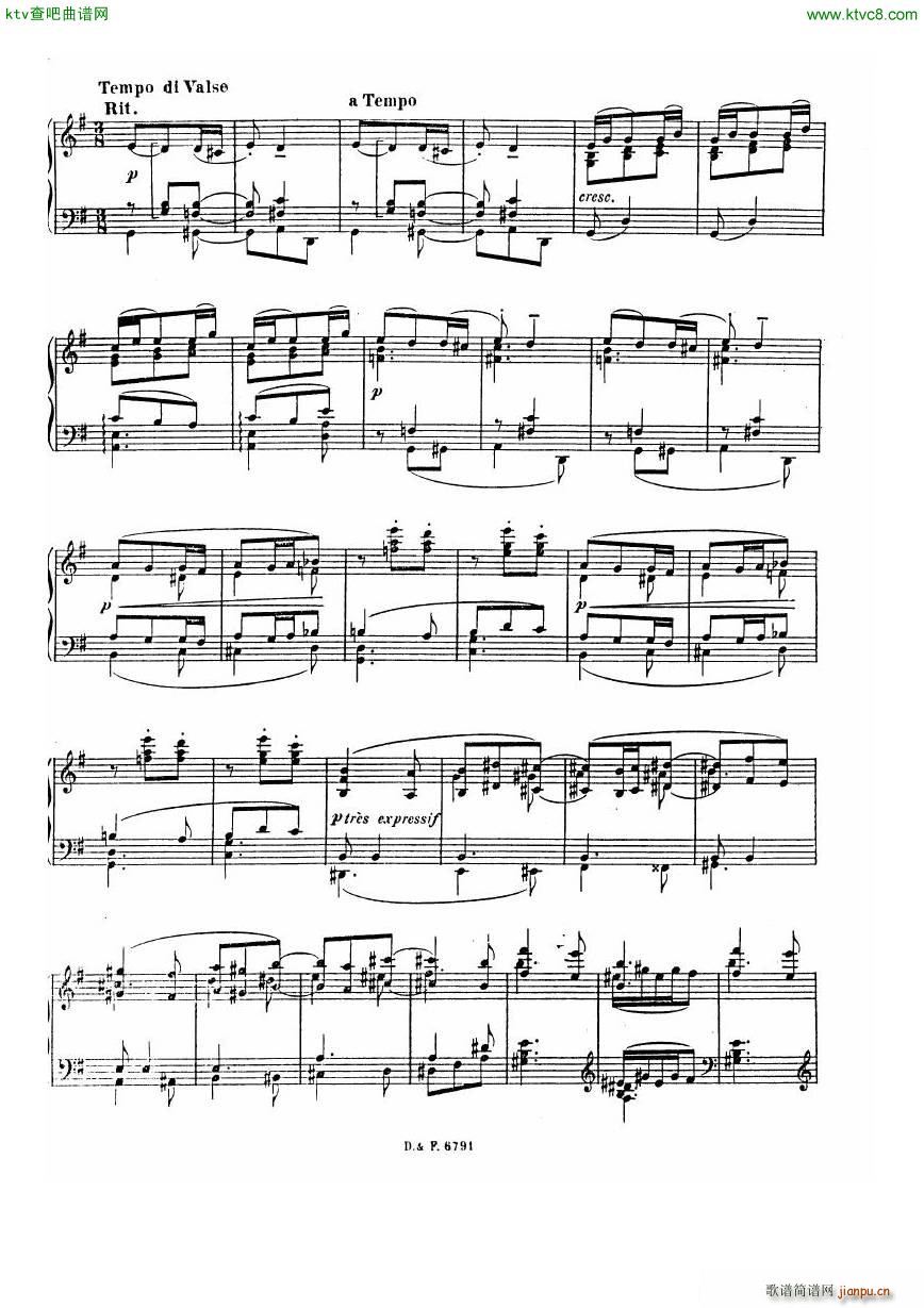 durand debussy petite suite(钢琴谱)20