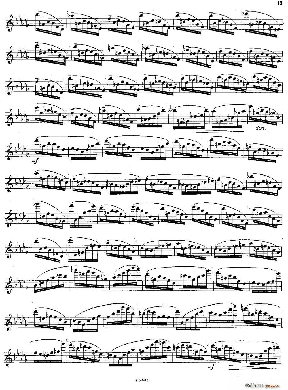 Schule der Virtuosit?t Op 60 15 长笛(笛箫谱)3