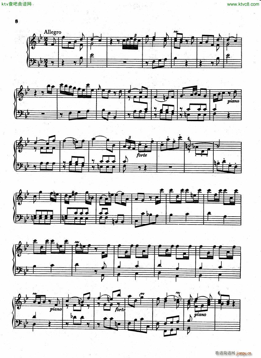 Bach CPE 6 Wurttemberg Sonatas(钢琴谱)31