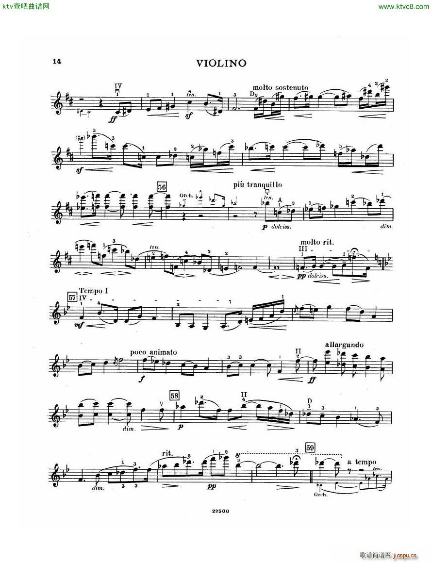 Elgar Violin Concerto Vn(钢琴谱)14