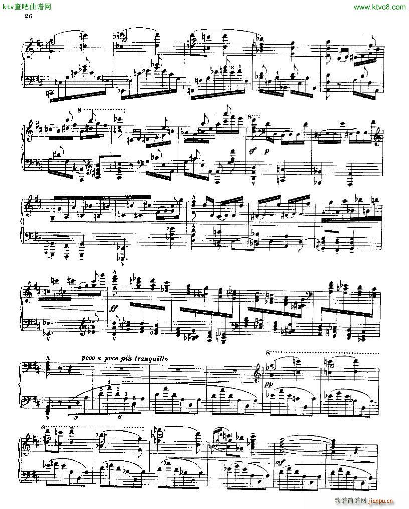 Balakirev Piano Sonata In B Flat Minor(钢琴谱)25