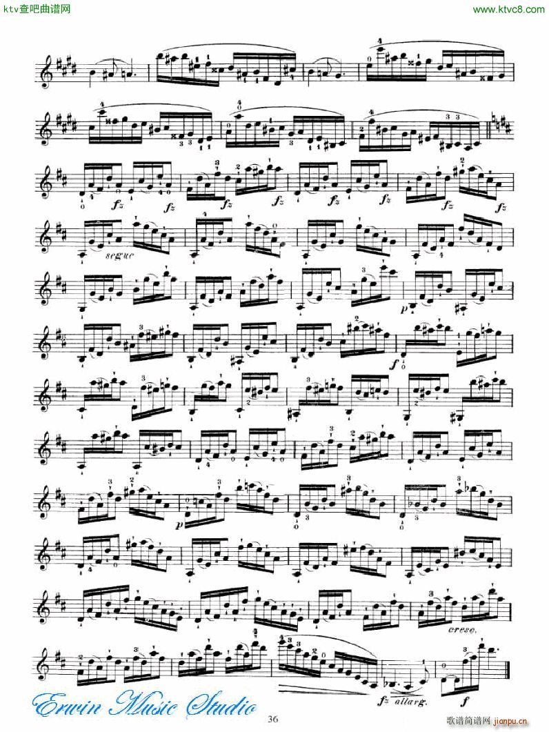 马扎斯 75首渐进式旋律练习 图书2 27首Brilliante 练习3(十字及以上)5