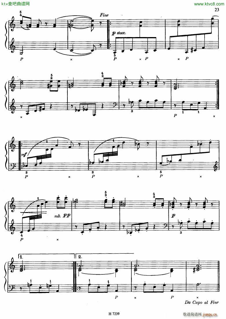 Hurnik piano etudes(钢琴谱)20