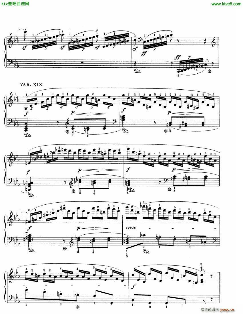 Beethoven WoO 80 32 Variations in C Minor(钢琴谱)10