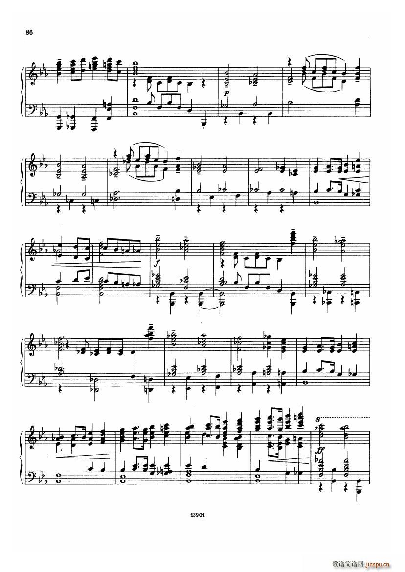 Cui Op40 Nine Pieces 二(钢琴谱)10