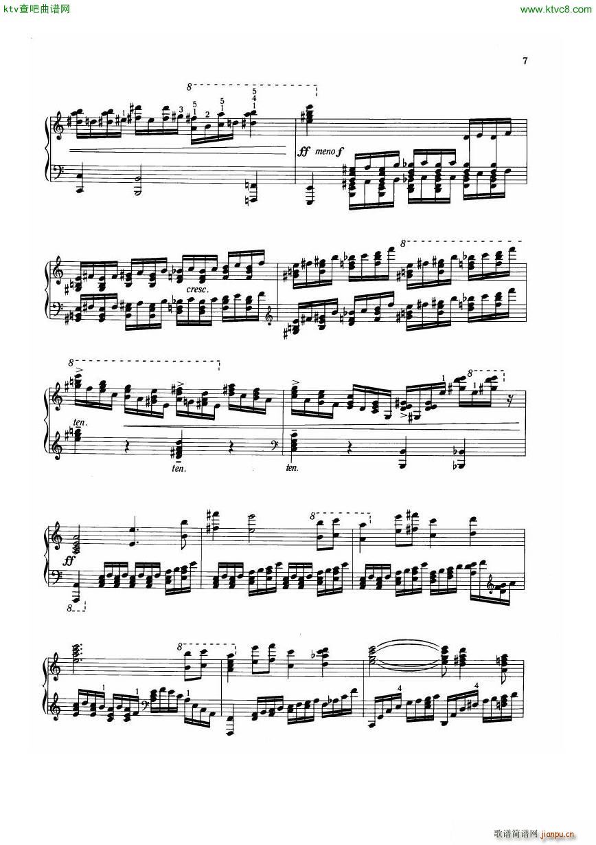 Dohnanyi Etude Op 28 1(钢琴谱)5