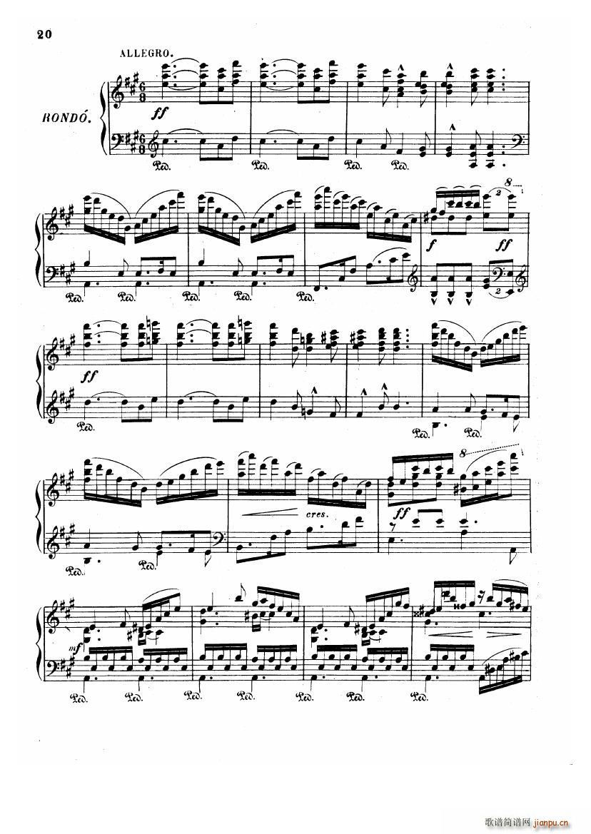 Albeniz op 72 Piano Sonata no 4(钢琴谱)20