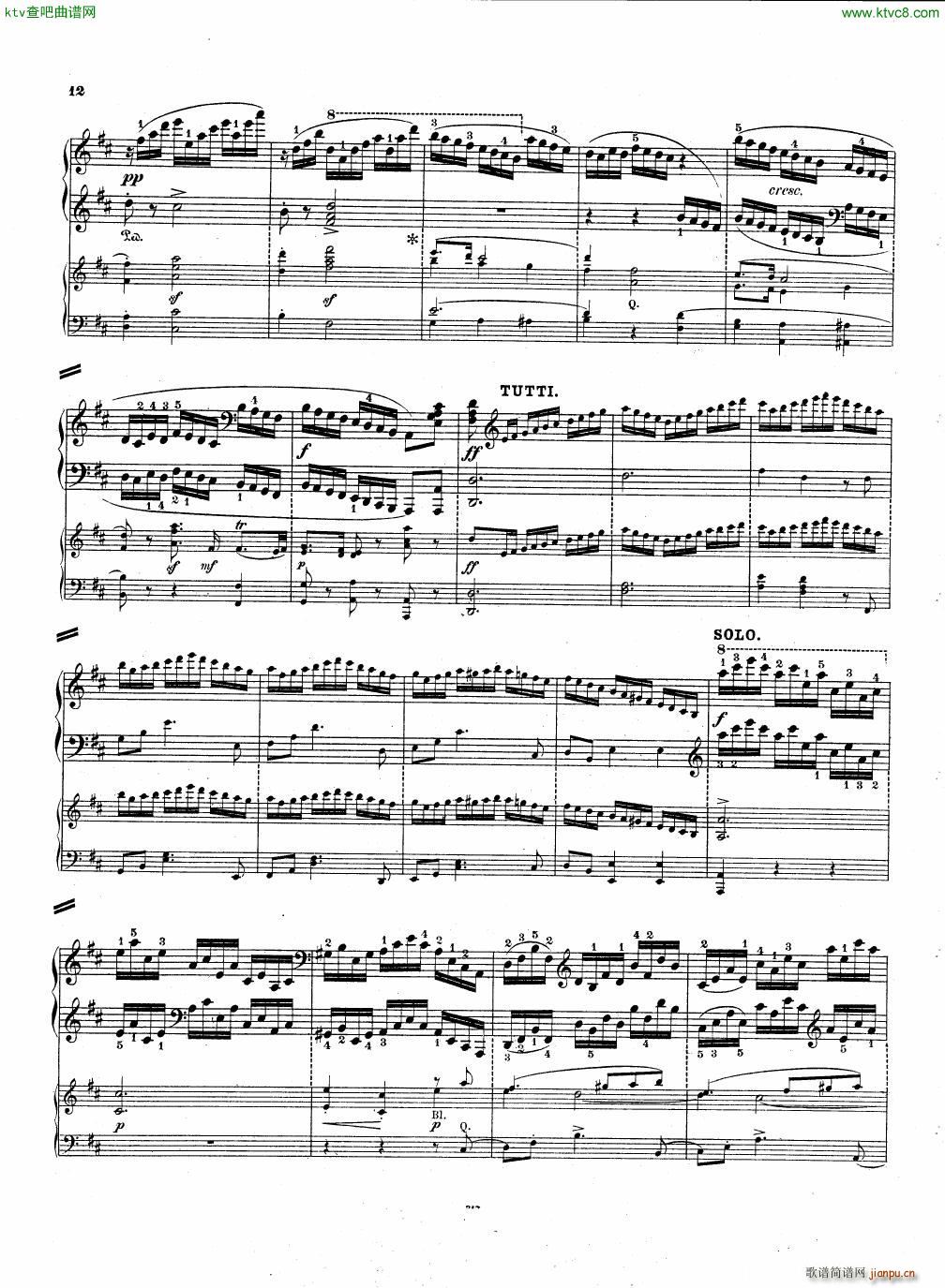 Hummel Piano concerto Op 89 I(钢琴谱)10