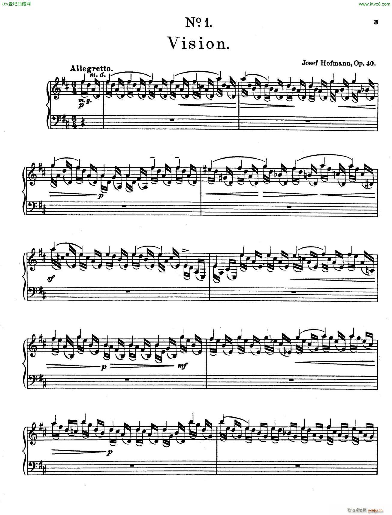 hofmann op40(钢琴谱)1
