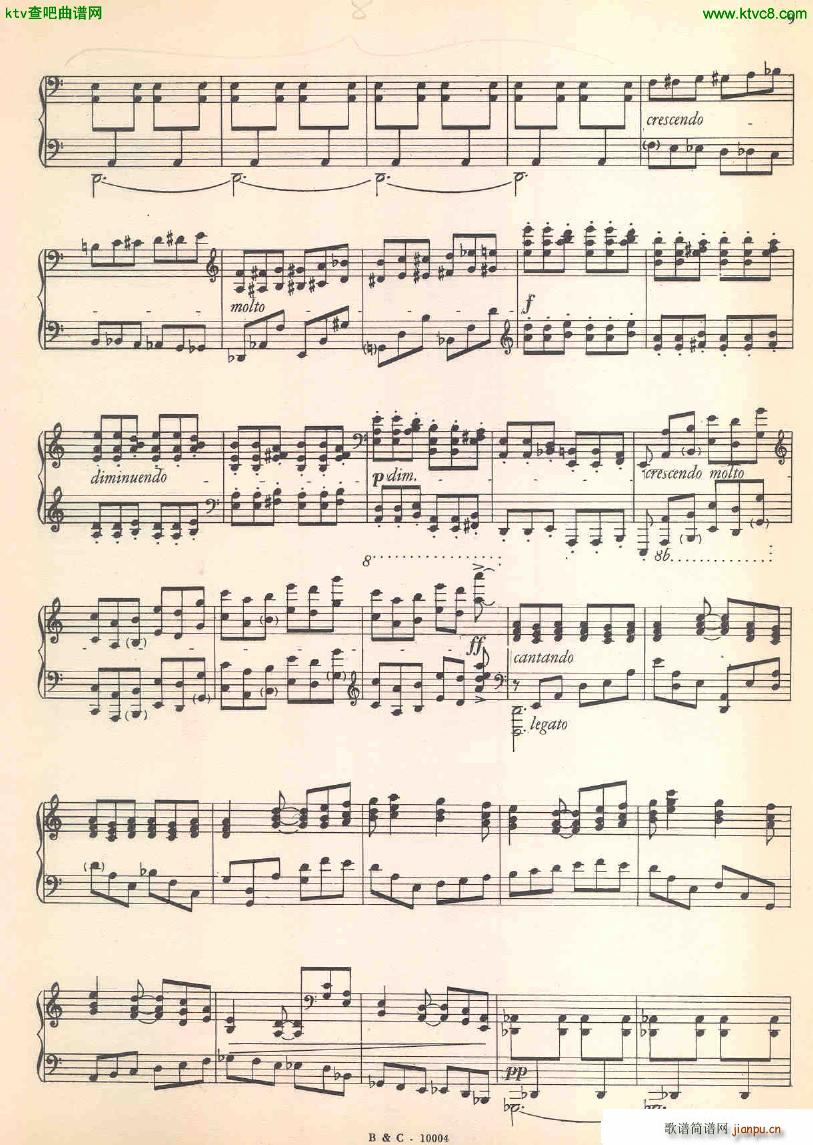 Ginastera Sonata No 1(钢琴谱)9