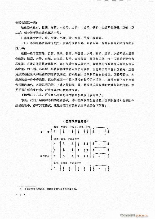 小型乐队编配b 目录前言 1 60(十字及以上)9