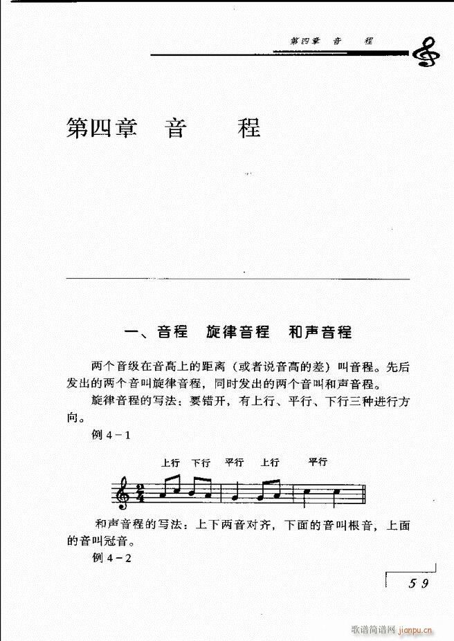 音乐基础理论 目录 1 60(十字及以上)65