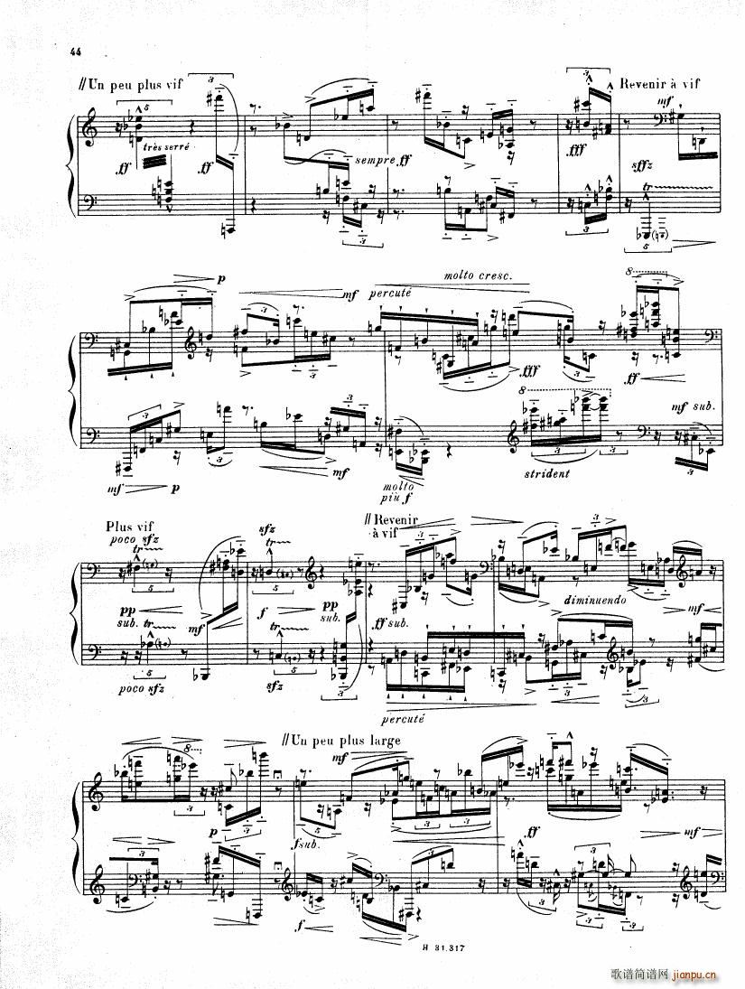 Pierre Boulez Sonata No 2 25 48(钢琴谱)20