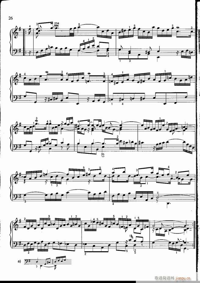 钢琴 不可不弹的世界钢琴名曲100首 五(钢琴谱)27