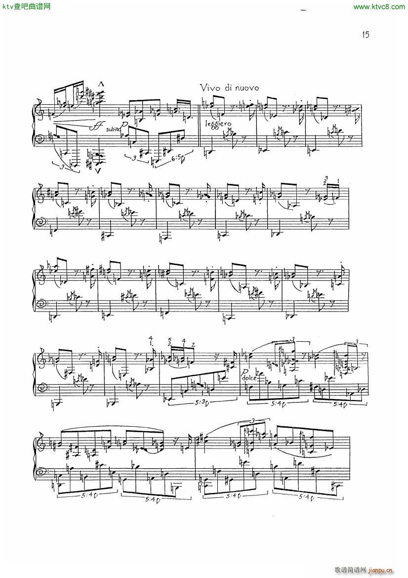 finnissy michael verdi transcription no 02(钢琴谱)8