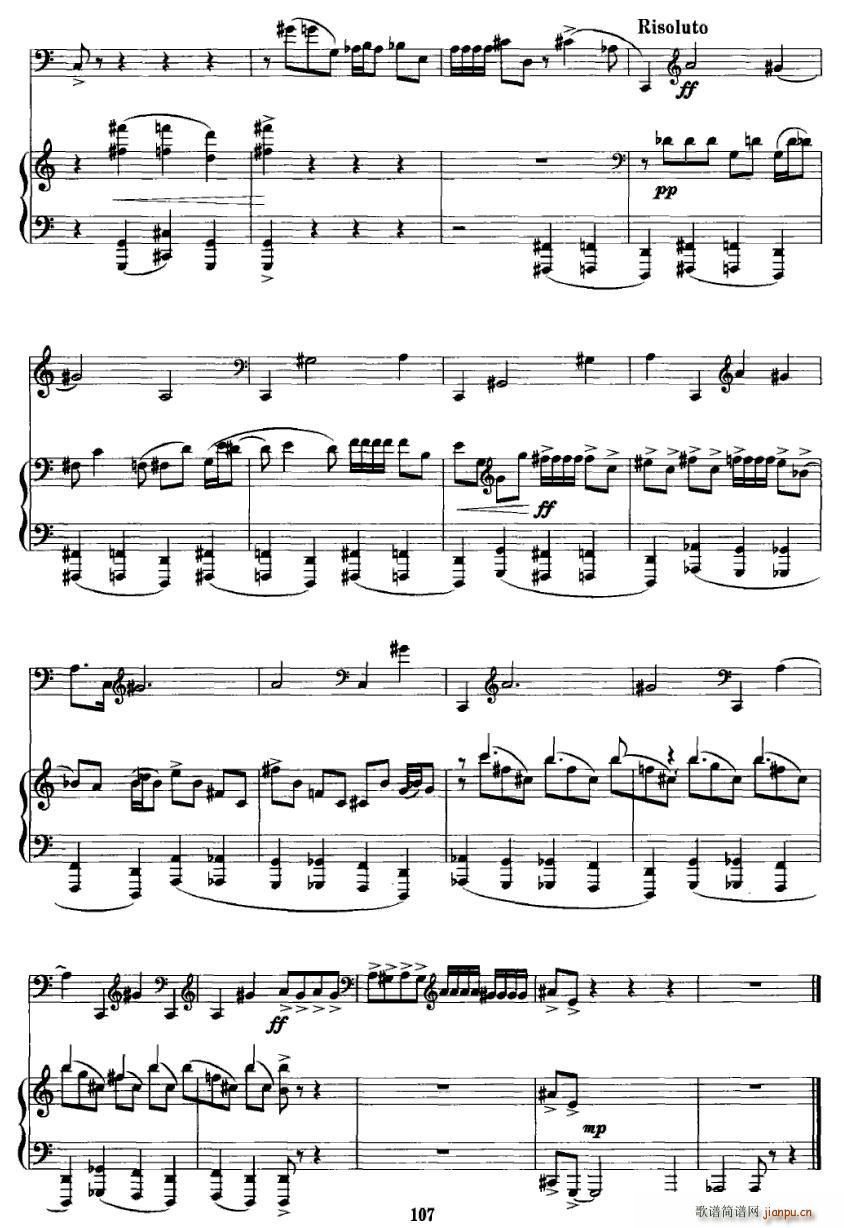 致战争受难者(大提琴谱)12